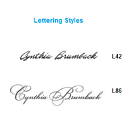 Atlantis - Raised Ink Flat Correspondence Card