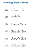 Rosedale Monogram - Raised Ink Folded Notes
