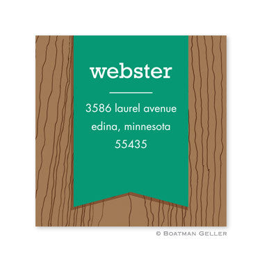 Faux Bois Emerald Stickers