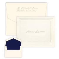 Plateau Embossed Folded Notes
