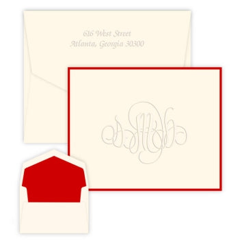 Firenze Embossed Folded Notes