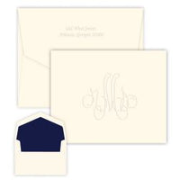 Elise Monogram Note - Embossed
