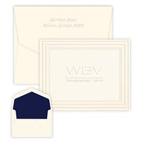 Your Logo Classic Frame Note - Embossed
