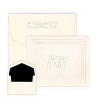 Your Logo Plateau Frame Note - Embossed
