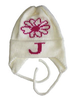Flower Hat with Earflaps
