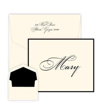 Catarina Raised Ink Folded Notes