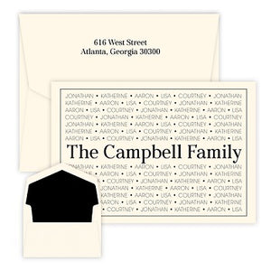 Preston Family Pride Oversized Raised Ink Folded Notes