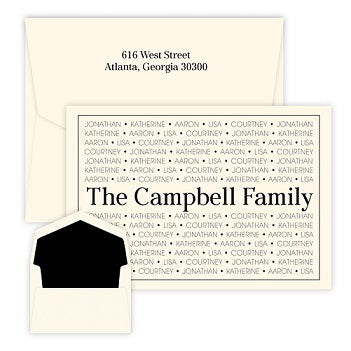 Preston Family Pride Oversized Raised Ink Folded Notes