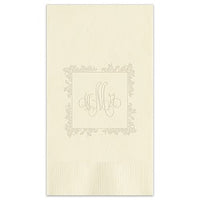 Delavan Framed Monogram Guest Towel - Embossed
