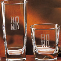 Geo Engraved Glass Collection