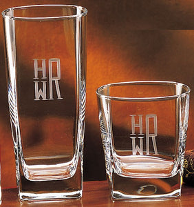 Geo Engraved Glass Collection