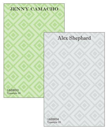 Personalized Geometric Notepad Collection