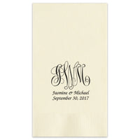 Pamplona Couples Wedding Guest Towel - Foil-Pressed
