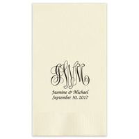 Pamplona Couples Wedding Guest Towel - Foil-Pressed