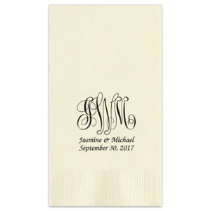 Pamplona Couples Wedding Guest Towel - Foil-Pressed