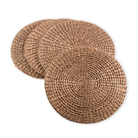 Woven Water Hyacinth Round Placemat