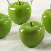 Green Ceramic Apple