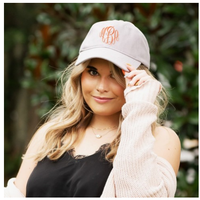 Monogrammed Baseball Cap