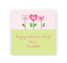 Heart Garden Square Sticker
