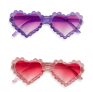 Glitter Heart Ombre Sunglasses