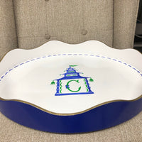 Oval Wave with Pagoda 20 inches