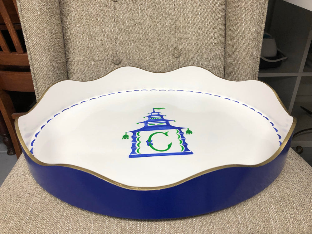 Oval Wave with Pagoda 20 inches