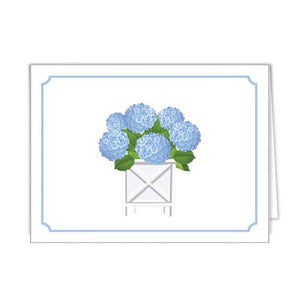 Hydrangea Folded Notecards