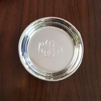Engraved Pewter Coaster