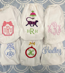 Monogrammed Diaper Panties