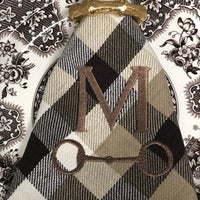 Monogrammed Autumn Plaid Napkins/Set of 4