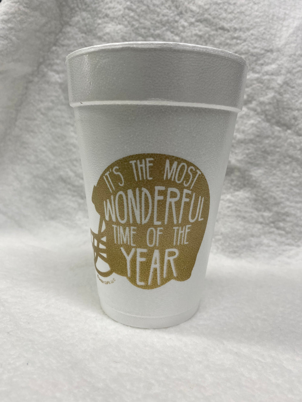 Most Wonderful Time of the Year Foam Cups