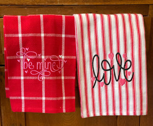 Valentine's Kitchen Towels