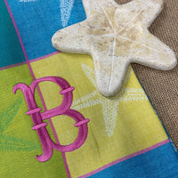 Lime Starfish Dishtowel