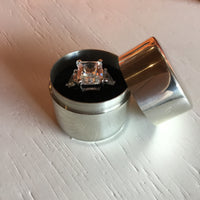 Pewter Fitted Ring Box