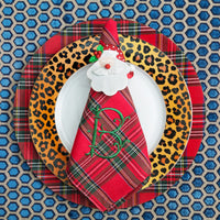 Holiday Plaid Napkins/Set of 4
