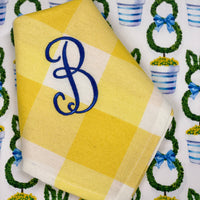 Easy Care Buffalo Plaid Napkins/Set of 4