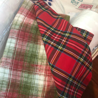 Reversible Christmas Check Napkin Set of 4