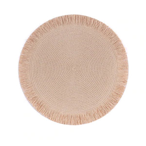 Fringed Placemats S/4