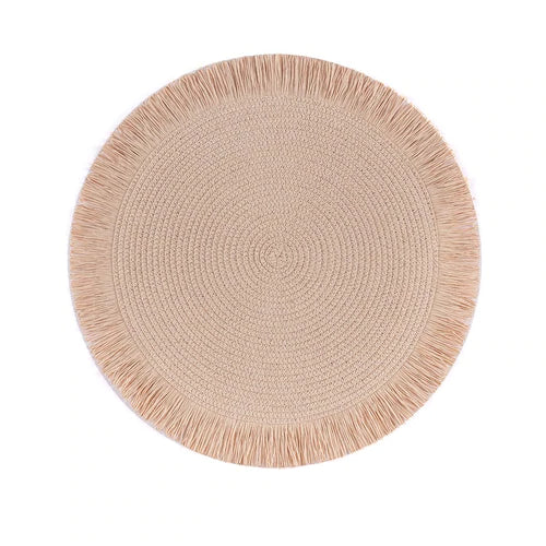 Fringed Placemats S/4