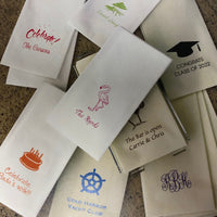 Monogrammed Linen-Like Guest Towels