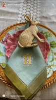 Sea Glass & Gold Napkin Set of 4
