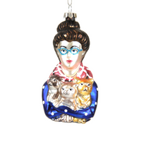 Cat Lady Ornament
