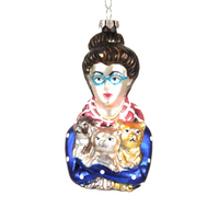 Cat Lady Ornament