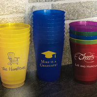 Monogrammed Frosted Party Tumblers