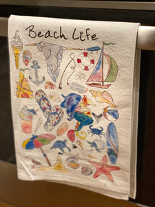 Beach Life Kitchen Towel