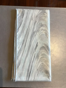 Brush Stroke Grey & Mist Napkin