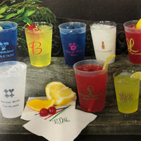 Monogrammed Party Tumblers