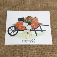 Pumpkin Cart Notecards