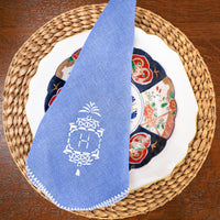 Monogrammed Calypso Napkin
