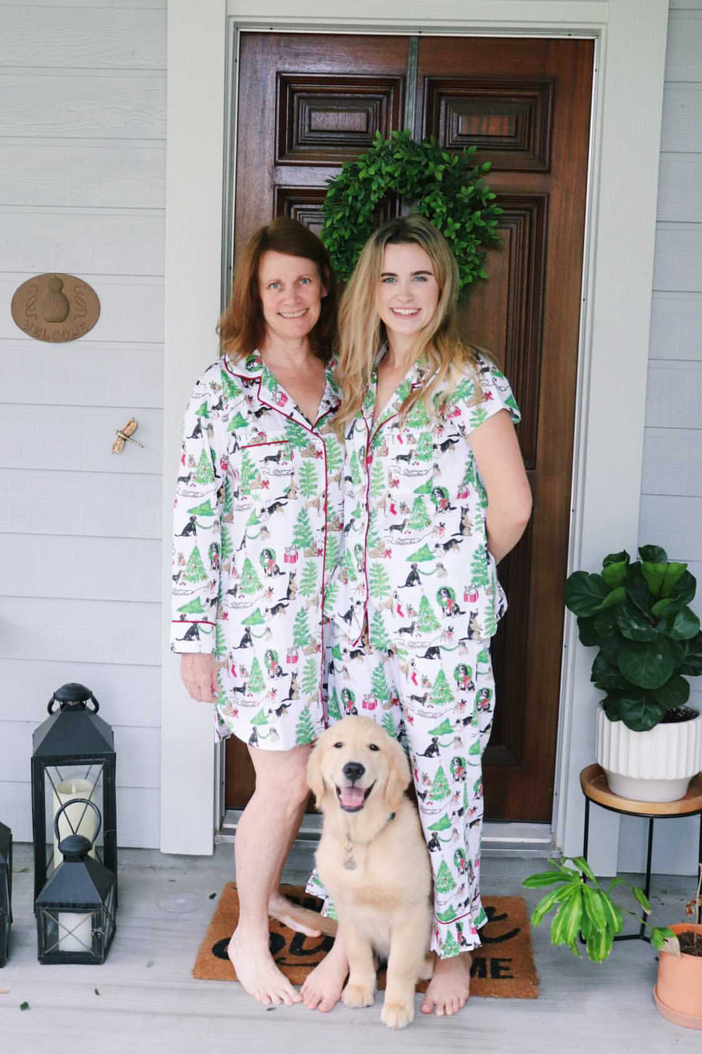 12 Dogs of Christmas Capri Pajamas
